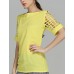 Women's Party/Cocktail Boho / Punk ,Solid Round Neck Short Sleeve Blue / White / Black / Yellow Polyester Thin