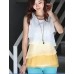 Women's Plus Size Layered Ruffle Chiffon Vest