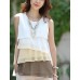 Women's Plus Size Layered Ruffle Chiffon Vest