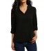 New Blusas Sexy V Neck Chiffon Women Blouse Casual Long Sleeve OL Style Solid Shirts Tops Plus Size