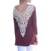 Europe Sexy Fashion Sleeveless T Shirt Chest Knot Knitting Stitching Lace Personality Long Vest