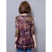 Women's Plus Size / Going out / Casual/Daily Street chic Spring / Fall BlousePrint Round Neck Long Sleeve