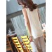 Women's Plus Size Layered Ruffle Chiffon Vest